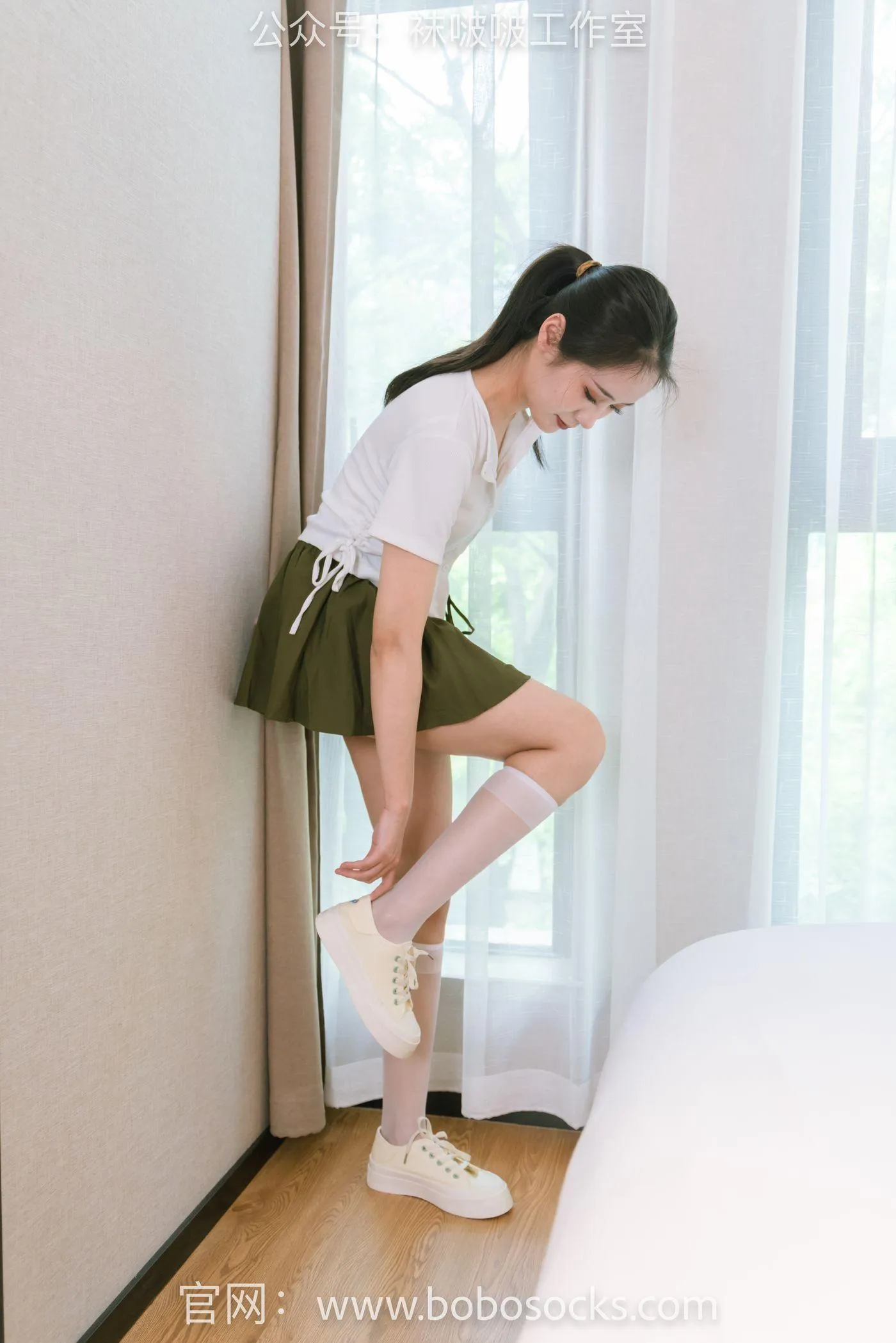 [BoBoSocks袜啵啵]NO.095 小安-板鞋、小腿丝袜 [140P]插图7